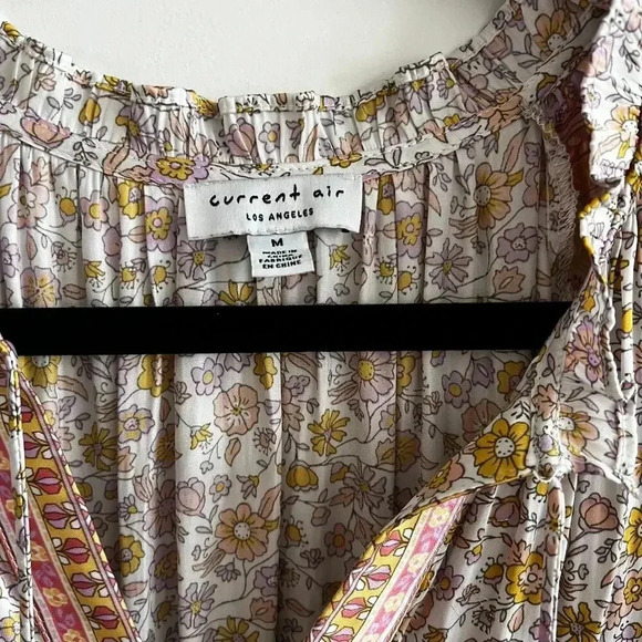 Current Air Los Angeles Ruched Long Sleeve Dress Size Medium - Picture 3 of 6